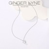 Reindeer Necklace for Women by Ginger Lyne Gold Plated Simulated Pearl Christmas Jewelry - 3 of 4