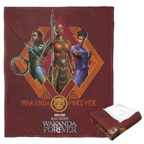 Marvel Black Panther Wakanda Women Silk Touch Throw Blanket 50x60 Inches - image 1 of 4