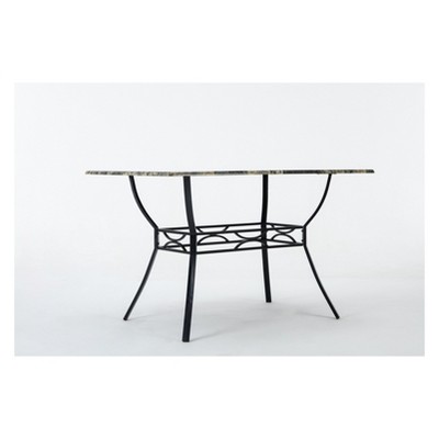 Bastian Dining Table Gray & Marble - Boraam