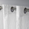 Edinburgh Branch Grommet Top Sheer Window Curtain Panels - Exclusive Home - 4 of 4