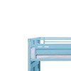 80"Twin/Twin Bunk Bed Cargo Loft and Bunk Bed Aqua Finish - Acme Furniture - image 3 of 4