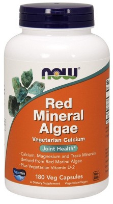 Red Mineral Algae with Aquamin by Now Foods  -  180 VegCap