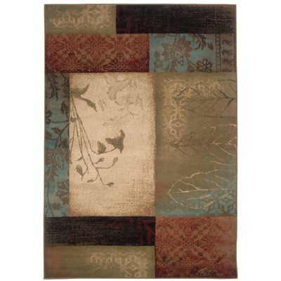 Oriental Weavers Hudson Beige/Green/Red Rug Rug Size: 7'8" x 10'10"