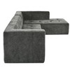 MYINDA 112.2 L-Shaped Modular Modular Combination Living Room Sofa Set, Living Room Upholstered Sofa Bed, Free Combination - 2 of 4