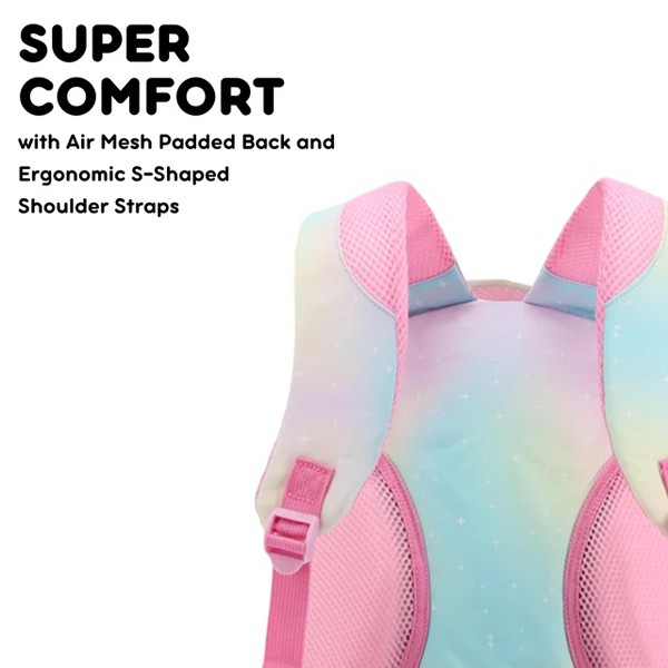 Mochila J World Cornelia para niños grandes de 18" con múltiples compartimentos para escuela y viaje 5