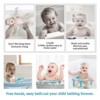 Angel Sar Baby Bath Seat, 360° Wrap-Around Shower Chair with Suction Cups, Non-Slip Bathtub Seat for Infants 6 Months & Up, Cyan - 4 of 4
