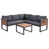 Maggift Outdoor Patio Seating Sets, Distinctive Conversation Friendly Design, Perfect for Gardens, Patios, Living Spaces, Gray, 76"*76"*26.5" - 4 of 4