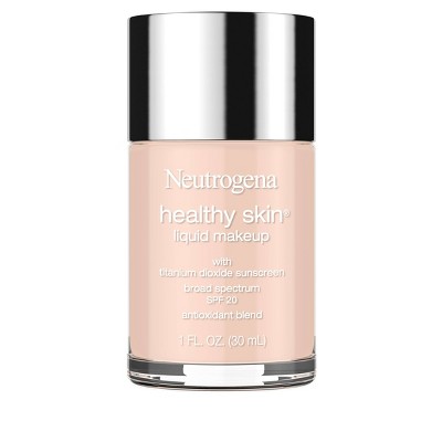 Neutrogena Healthy Skin Liquid Makeup Foundation, Lightweight & Flawless Coverage with Broad Spectrum SPF 20 Sunscreen - 20 Natural Ivory