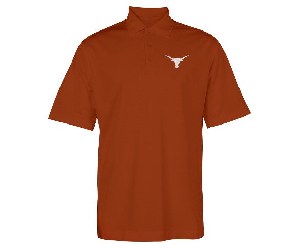 Texas Longhorns Men's Short Sleeve Silh Polo Shirt S