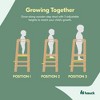 Hauck Learn N Explore Montessori Toddler Tower, Wooden Kitchen Stool, Natural - 4 of 4