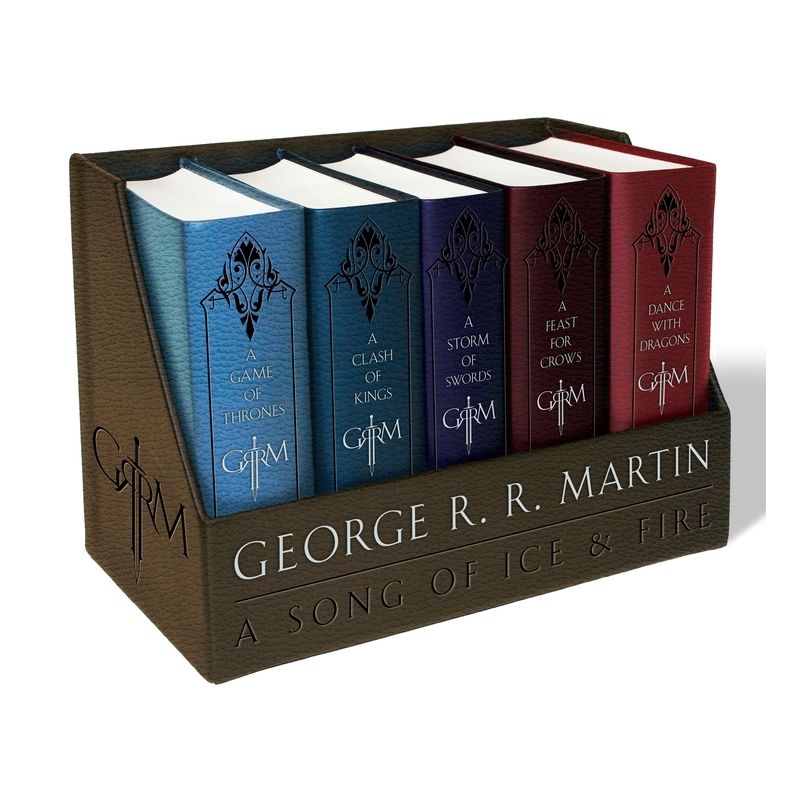 A Game of Thrones Leather-Cloth Boxed Set - (Song of Ice and Fire) by  George R R Martin (Mixed Media Product), 1 of 4