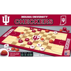MasterPieces Officially licensed NCAA Indiana Hoosiers Checkers Board Game for Families and Kids ages 6 and Up - 1 of 4