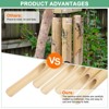 Unique Bargains Bamboo Wood Outdoor Decorations Wind Chimes 30 Inch Wood Color 1 Pc - 3 of 4
