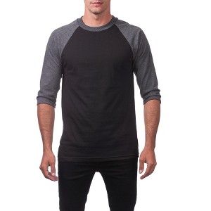 Pro Club Men's Comfort Baseball Tee Crew Neck T-Shirt - 1 of 4