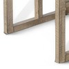 Royal Hampton 3 Piece Nesting Accent Table Set | Geometric Frame | Solid Mahogany Wood - 4 of 4