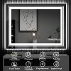 Vynxaria 24x32" Frameless LED Smart Bathroom Mirror - Dimmable & Anti-Fog - 2 of 4