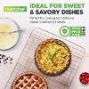 NutriChef 2-Piece Nonstick Round Tart Baking Pans with Removable Bottoms - 4 of 4