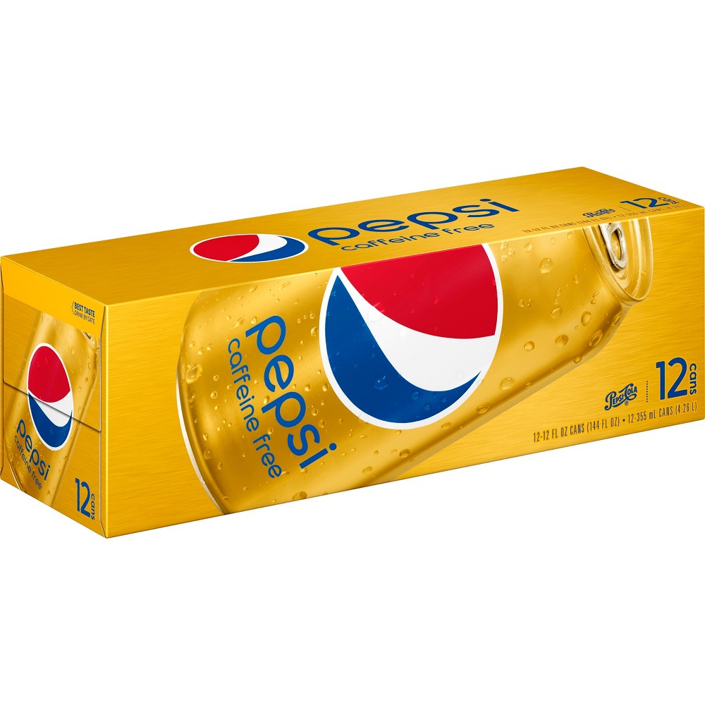 UPC 012000810022 product image for Pepsi Cola Caffeine Free Soda - 12pk/12 fl oz Cans | upcitemdb.com