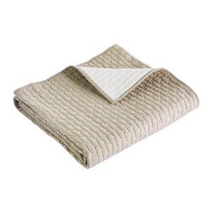 Cross Stitch Quilted Throw - Levtex Home - 1 of 4