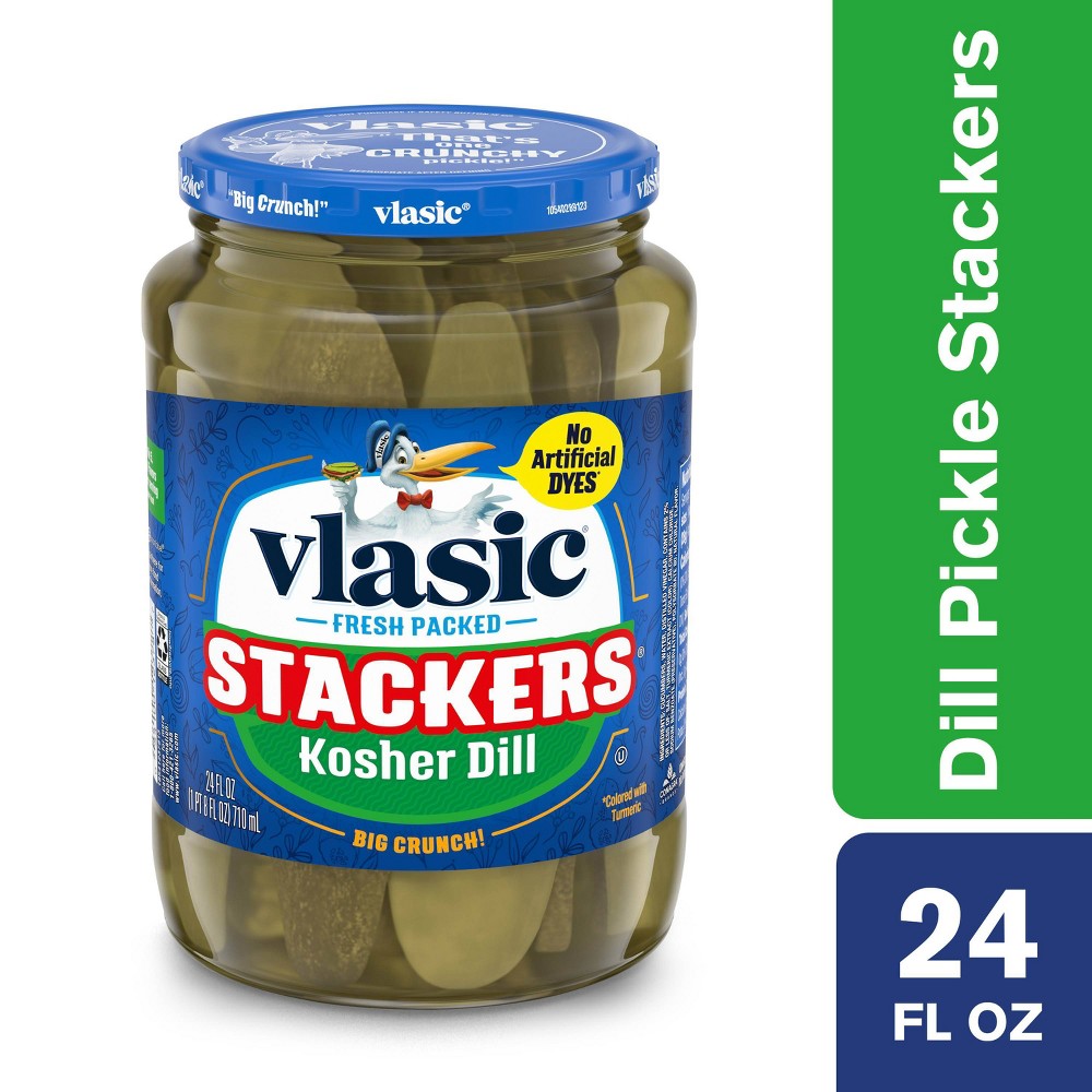 UPC 054100123787 product image for Vlasic Stackers Classic Dill - 24 fl oz | upcitemdb.com