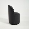 Sapphtopaz 1PC Modern Dining Chairs Velvet Round Upholstered Barrel Chairs with 360 Degree Swivel Side Chair for Dining Room, Living Room - 2 of 4