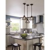 Progress Lighting Mesh 1-Light Mini Pendant, Antique Bronze, Open Cage Frame, Ideal for Clusters or Groups, Canopy Included - 4 of 4