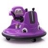 Whisen Kids' Snail Bumper Riding Car Gift with 360°Spin, Music,, Soft Bumper, Seat Belt - 3 of 4