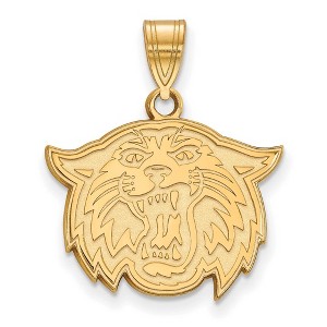 Black Bow Jewelry 10k Yellow Gold Villanova Wildcats NCAA Medium Pendant - 1 of 3