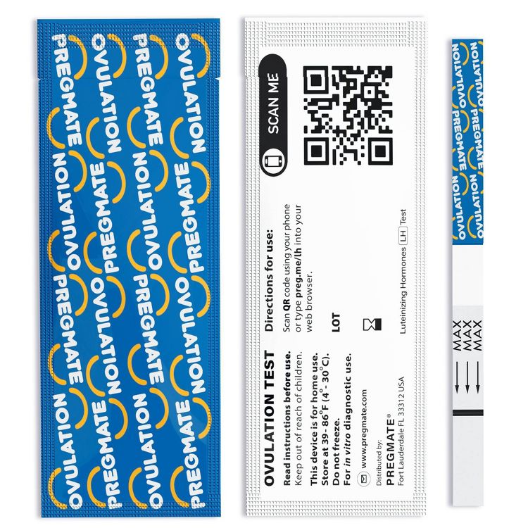 Pregmate Ovulation Test Strips - 50ct, 3 of 6