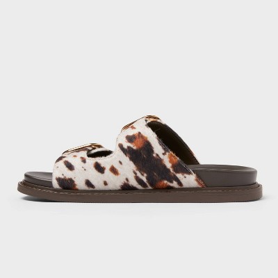 Women's Collin Sandals with Memory Foam Insole - Universal Thread Dark Brown - image 2