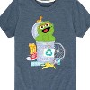 Boys' - Sesame Street - Oscar Can Graphic Short Sleeve Graphic T-Shirt - 2 of 4