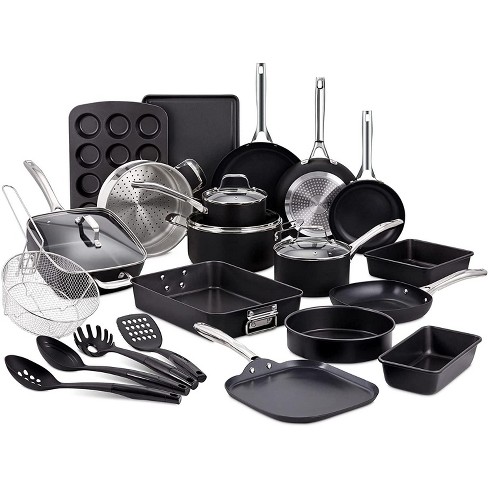 25-Piece Stainless Steel Kitchen Utensil Set, Non-Stick Cooking Gadgets  and Tools Kit, Durable Dishwasher-Safe Cookware Set, Kitchenware Gift  Idea, Best New …