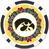 MasterPieces Casino Style 100 Piece Poker Chip Set - NCAA Iowa Hawkeyes - 3 of 4