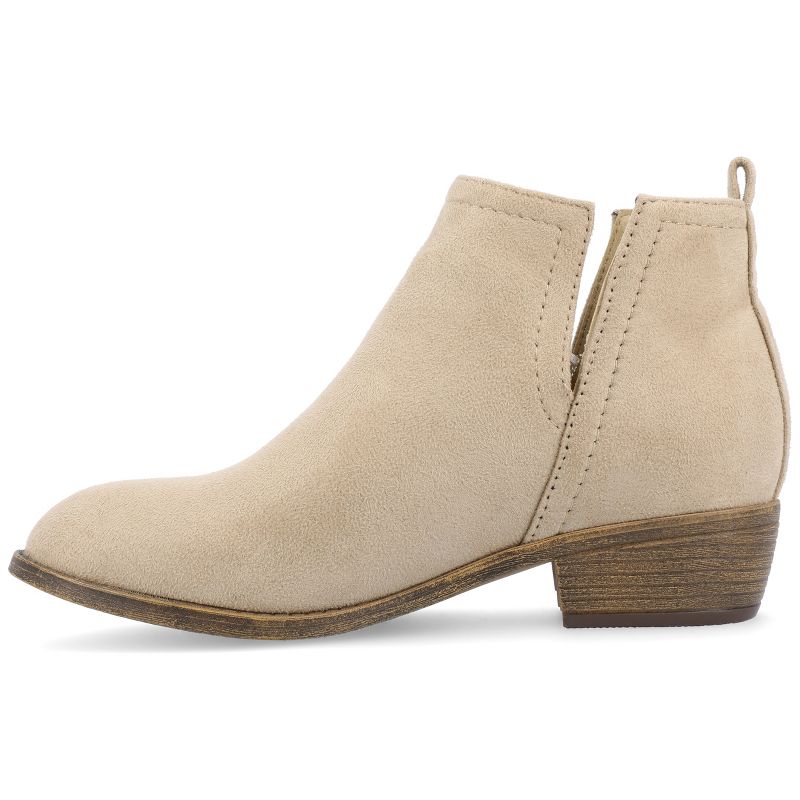 Journee Collection Womens Rimi Pull On Stacked Heel Booties, 3 of 11