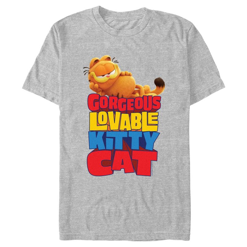Men's The Garfield Movie Gorgeous Loveable Kitty Cat T-Shirt, 1 of 6