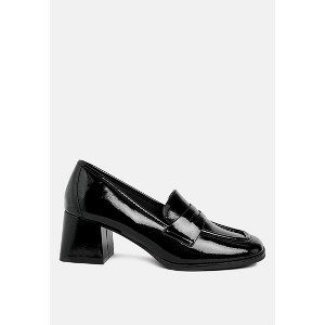 Umdoni Penny Strap Block Heel Loafers - 1 of 4