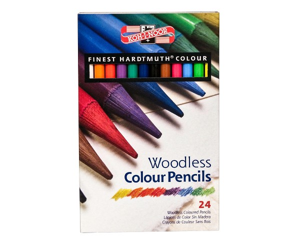 Progresso Woodless Colored Pencils 24ct - Koh-I-Noor