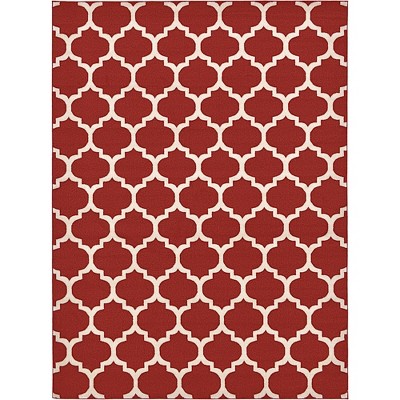 Unique Loom Trellis Philadelphia Geometric Indoor Woven Area Rug