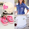Sequin Star Heart Iron On Patches Clothing Embroidered Sewing Repair Hot-fix Garment Bag Shoes Backpack Hat DIY Decoration - 3 of 4