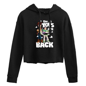 Women's - Disney - The Toys Are Back Cropped Graphic Hoodie - 1 of 3