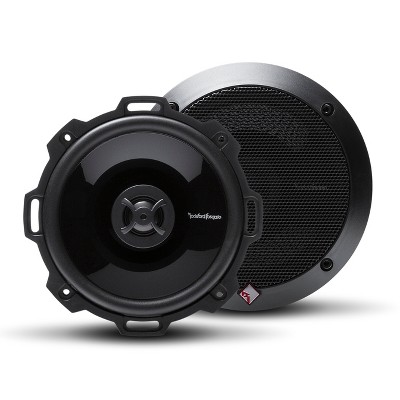 Rockford Fosgate Punch P152 80W Max Power 5.25" 2 Way Full Range Coaxial Car Speakers with PEI dome tweeter and Polypropylene Cone