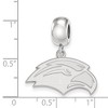 Black Bow Jewelry Sterling Silver Southern Mississippi Golden Eagles NCAA Bead Charm - 3 of 4