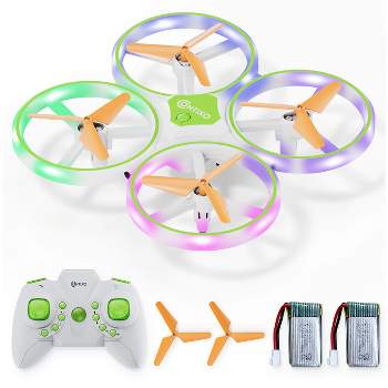 Contixo 7" TD1 Kids Indoor Outdoor RC Easy to Fly Quadcopter Drone with LED Lights with 3d Flip