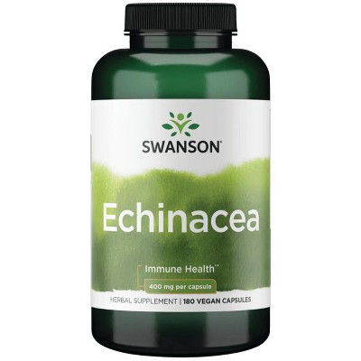 Swanson Echinacea 400 mg 180 Capsules.