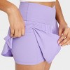Women's Crossover Waistband High Rise Woven Shorts - JoyLab™ - 4 of 4