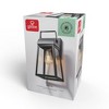 Globe Electric 1-Light Matte Black Outdoor Wall Sconce with Clear Glass Shade: ETL Listed, Dimmable, Metal Body - 4 of 4