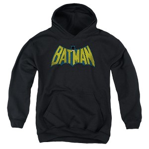 Boys’ DC Classic Batman Logo Hooded Sweatshirt - 1 of 4