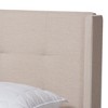 Lisette Fabric Upholstered Bed - Baxton Studio - image 4 of 4