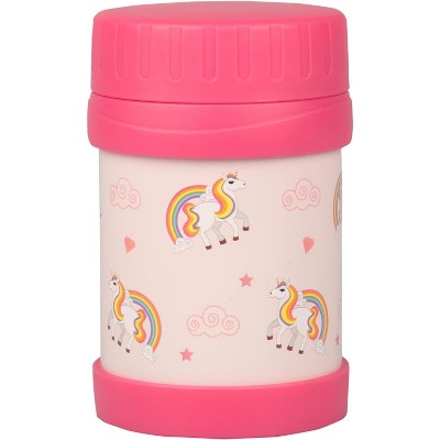 Double Wall Insulated 13oz Reusable Water Bottle for Kids - Spill Proof Lid, Stainless Steel - Keep Liquids Hot/Cold For Hours - Use in Lunch Boxes,