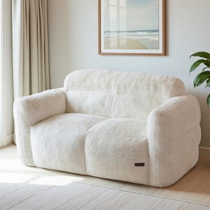 MAXYOYO Bean Bag Loveseat, Oversized Bean Bag Chair Floor Sofa for Living Room Bedroom - 1 of 4